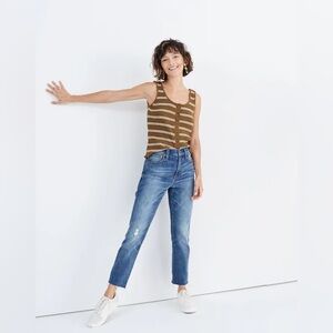 Madewell The High Rise Slim Crop Boy Jean Plus Size Denim